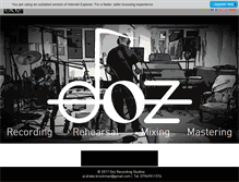 Tablet Screenshot of doz.co.uk